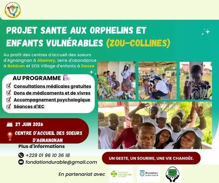 Actions sociales dans le Zou et les Collines