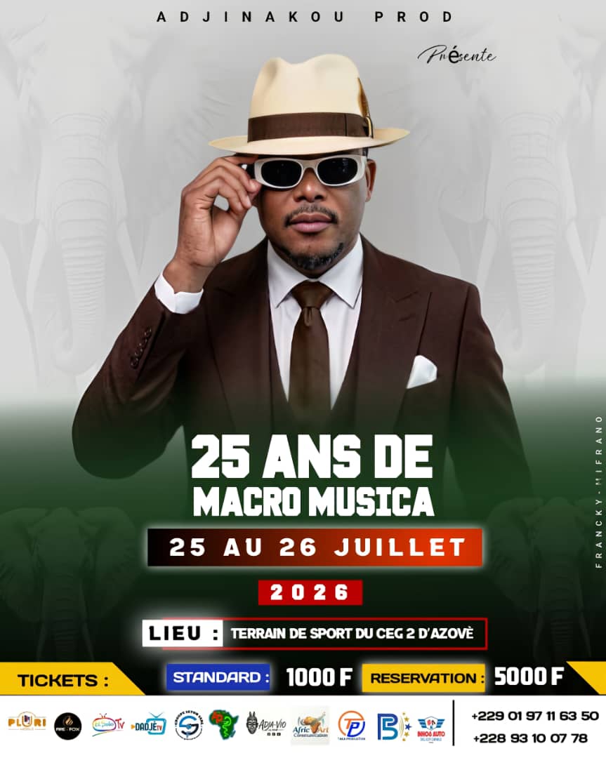 Célébration des 25 ans de carrière de Macro Musica